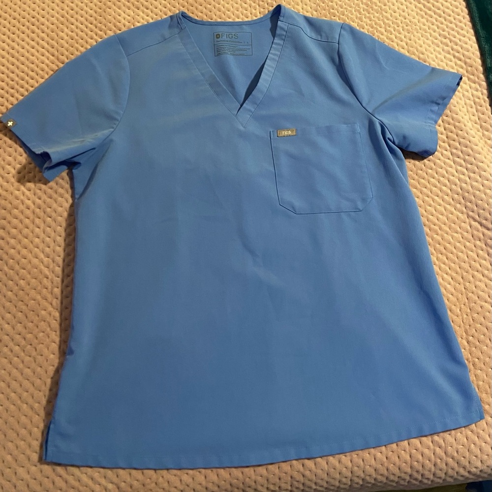 Figs Scrubs Ceil Blue
